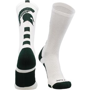 TCK Michigan State Spartans Socks Baseline Crew