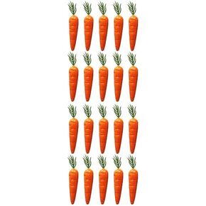 20 قطعة من الجزر الاصطناعي الصغير النابض بالحياة، خضروات اصطناعية لعيد الفصح لتزيين الحرف اليدوية، والنباتات والزهور الاصطناعية، والخضروات الاصطناعية، ومنتجات ديكور المنزل in Kuwait