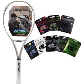 Yonex 2024 VCORE 95 310g Sand BeigeTennis Racquet - Designed for Spin & Speed - Strung with Your Choice of SOLINCO String & Tension