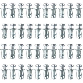 40 قطعة M4x20 جاك دواسة الجوز صواميل توسيع من الفولاذ المقاوم للصدأ، براغي تثبيت رفيعة، برغي توسيع صواميل البتلة الملولبة للجدار المجوف، جدار ناعم رقيق in Kuwait