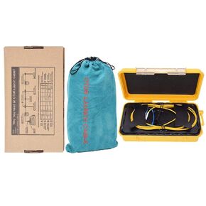 OTDR Fiber Optic Launch Cable Box LC/UPC-LC/UPC Test Extension Cord Single Mode with 500M OTDR Extension Cord
