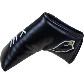 Golf Club Head Covers Blade Putter, Embroidered Leather Golf Club Headcover Protector