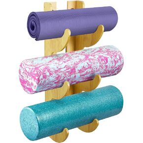 Yes4All Soft-Density Half/Round PE Foam Roller 12/18/ 24/36 inch for Deep Tissue and Muscle, Massage, Back, Legs