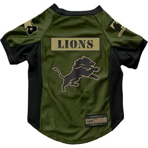 Littlearth NFL Valor Pet Stretch Jersey Detroit Lions
