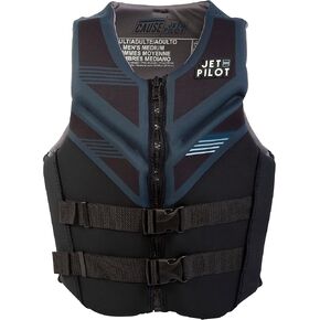Jetpilot Cause Neoprene Coast Guard Approved Life Jacket PFD-Black – S