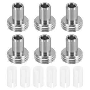 PATIKIL Fiber Optical Tool Sets, 6 Pack 7mm Ceramic Core with Metal Heads for Visual Fault Locator Fiber Cable Tester