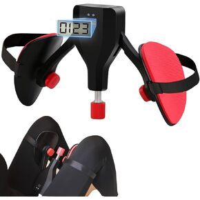 Thigh Master Hip Trainer Kegel Exerciser 77 LB, Leg and Inner Thigh Strength Exercise Equipment,Hip Shaper Trainer Machine,Pelvic Floor Strengthening Device,Legs Workout Equipment (Black)