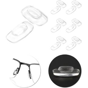 6 Pairs Anti Slip Nose Pads for Costa Del Mar South Point/Shipmaster/Seven Mile/Paloma/Peli/Ponce/Piper/Wingman/Wader, Silicone Nosepiece Nose Guard