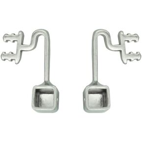 1 Pair Eyeglass Nose Pads Arm Replacement Metal Nose Pad Holder Nose Bridge Metal Plug-in Nose Piece Nose Pads Stainless Steel Screwdriver Eyeglass Repair Kit