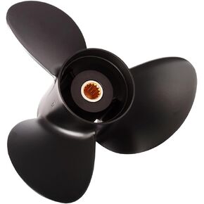 Solas 2511-145-19 Amita 3 Aluminum 3-Blade Propeller - RH, 14.5" Diameter x 19" Pitch x 15-Spline
