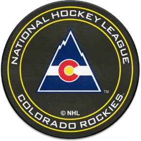 سجادة FANMATS 35470 NHL Retro Colorado Rockies للهوكي - 27 بوصة. القطر
