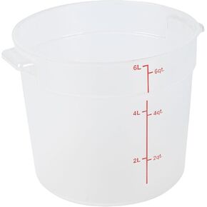 Restaurantware - LIDS ONLY: Met Lux 12.5 Inch White Plastic Lids, 10 Durable Storage Container Lids - Containers Sold Separately, Fits 12, 18, And 22 Quarts, Round Storage Container Lids, For Storage