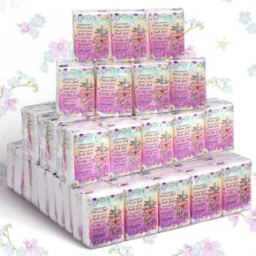 Yinder 120 Pack Christian Pocket Tissues in Bulk 3 Ply Facial Tissues Pocket Size with Bible Verse Tissues Travel Size Mini Cube Individual Tissue Packs Small Packets of Tissues for Wedding Party