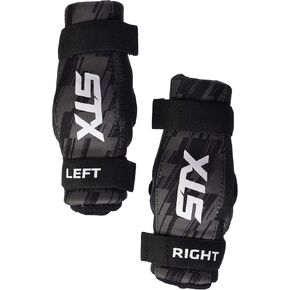 STX Lacrosse Stallion 75 Arm Pads, Black, Small, Pair