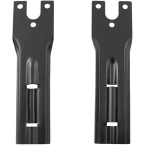 TAODAN 2PCS Bicycle Flag Pole Fleet Advertising Safety Car Flag Metal Pole Bicycle Flag Holder L Shape Flag Pole Mounting Bracket for Motorcycle Dirt Bike Flag Bracket Accessories Black
