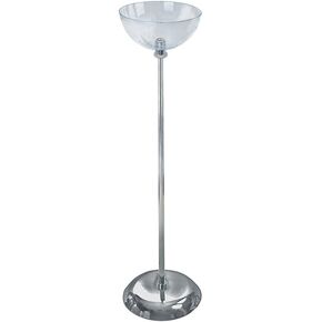 Azar 700951 12" Single Bowl Floor Stand with Overall Height 39" & 10" Chrome Base