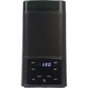 سديم تعزيز مزيل الكربوكسيل النباتي | مصفاة الزيوت والزبدة العشبية | تنشيط عشبي، تشغيل بسيط، يتضمن حاوية خالية من الفوضى وتصميم غطاء محدث | مثالية للحلويات المملوءة | تعزيز الأسود in Kuwait