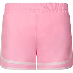 Champion Girl's Solid Varsity Woven Shorts (Big Kids) Pink Candy MD (10-12 Big Kid)