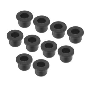 MECCANIXITY 10Pcs T Shape Rubber Grommet Mount Dia 14mm ID 9mm H 12mm Black Seal Protection Cable Grommets Flexible for Cable Pipe