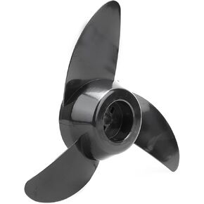 Drill Propeller for Kayak, Propeller Plastic Thicken Boat, 12v24v Thicken Plastic Electric Thruster Fitting Outboard Motor Propeller Accessory