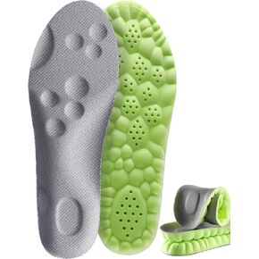 Cloud Soles for Men & Women,Energizing Comfort Shoe Insert,Breathable & Sweat-Absorbent,Plantar Fasciitis Feet Insoles,Support Orthotics,Arch Support Insole[US L: 9-10/W: 11-12]