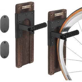 J JACKCUBE DESIGN Wall Mount Bike Hanger Stand, Bicycle Wall Hanging Holder, Vertical Bike Indoor Storage Rack for Garage, Shed, Apartment- MK741A