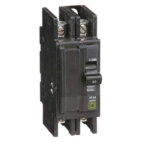Square D Unit Mount Circuit Breaker, QOU, Number of Poles 2, 30 Amps, 120/240VAC, Standard - QOU230