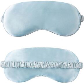 Blue Eye Mask for Sleeping,Soft and Comfortable Fabric, Eye Shade Cover for Travel Nap