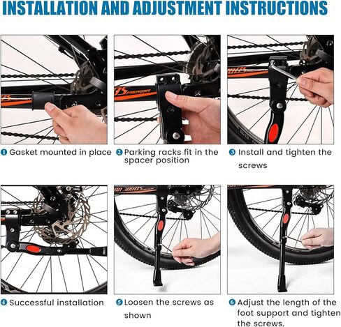 مسند الدراجة، حامل دراجة من سبائك الألومنيوم قابل للتعديل 34-40 سم لقطر العجلة 24-29 بوصة دراجة الطريق الجبلية in Kuwait