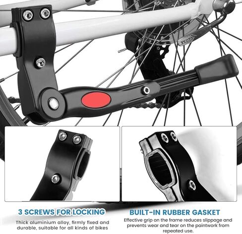 مسند الدراجة، حامل دراجة من سبائك الألومنيوم قابل للتعديل 34-40 سم لقطر العجلة 24-29 بوصة دراجة الطريق الجبلية in Kuwait