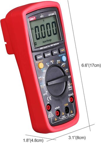 UNI-T Digital Multimeter Tester UT139C, Voltage Meter Tester Capacitance Meter Frequency TRMS 6000 Counts Auto/Manual Ranging in Saudi Arabia