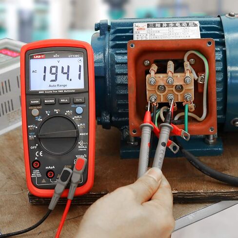 UNI-T Digital Multimeter Tester UT139C, Voltage Meter Tester Capacitance Meter Frequency TRMS 6000 Counts Auto/Manual Ranging in Saudi Arabia