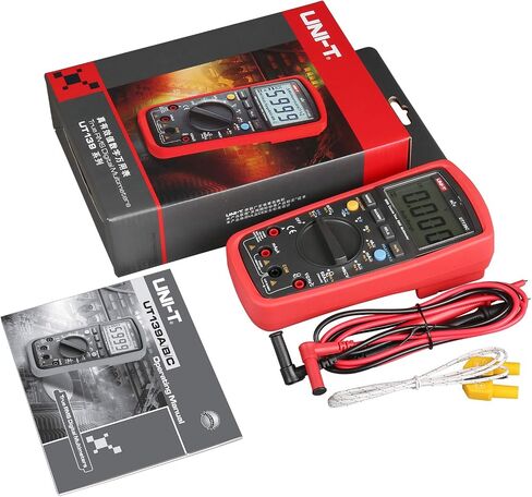 UNI-T Digital Multimeter Tester UT139C, Voltage Meter Tester Capacitance Meter Frequency TRMS 6000 Counts Auto/Manual Ranging in Saudi Arabia