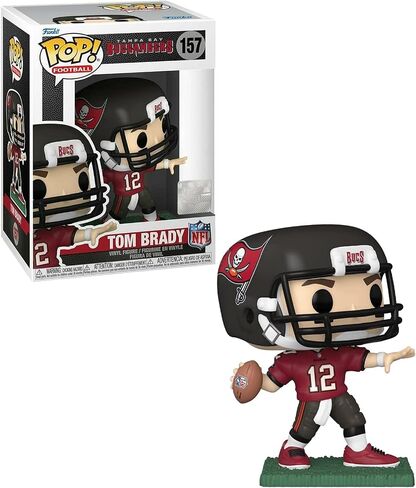 Tom Brady #157 Funko POP! Football NFL: (Home Uniform) Tampa Bay Buccaneers Figurine in Saudi Arabia