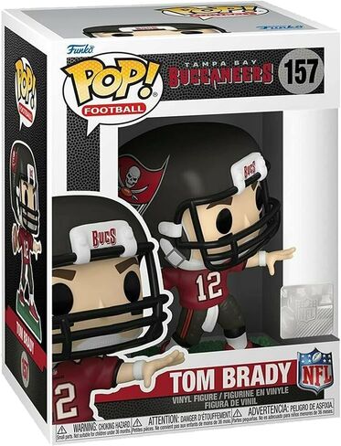 Tom Brady #157 Funko POP! Football NFL: (Home Uniform) Tampa Bay Buccaneers Figurine in Saudi Arabia