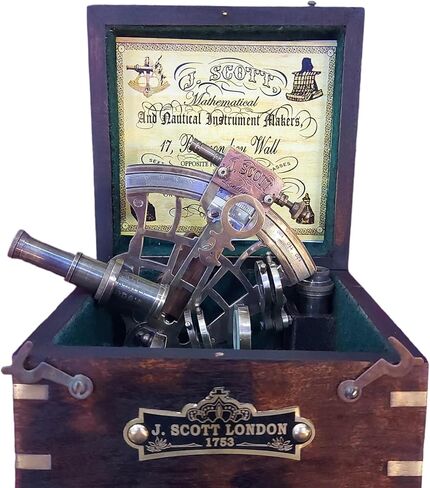 DOLCHI Maritime Navigator Sextant: إصدار قديم، نحاس عتيق، أداة ملاحة سماوية للبالغين والطلاب in Kuwait