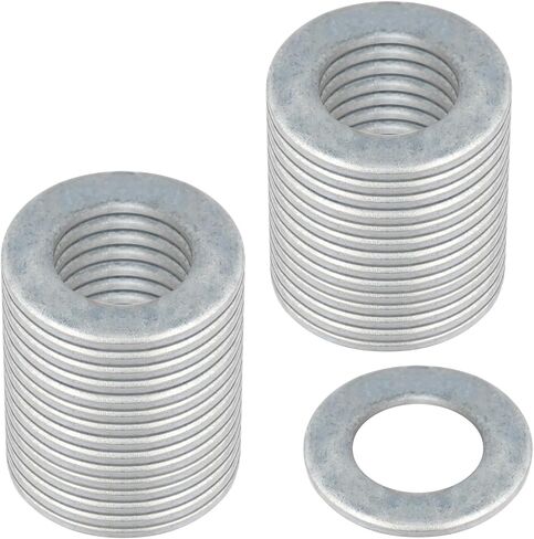 30 حزمة معرف: 1.1 بوصة فلكة مسطحة مجلفنة، سماكة 3.7 ملم فلكة مستديرة من الفولاذ منخفض الكربون، 2 بوصة القطر الخارجي in Kuwait