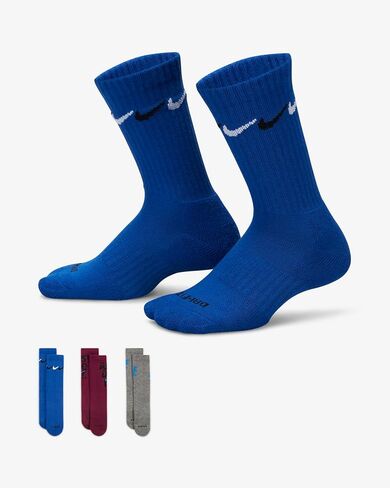 مجموعة من 3 جوارب مبطنة من Nike Little Boys DRI-Fit in Saudi Arabia