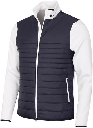 2024 سترة جولف J.Lindeberg Martino Quilt Hybrid JL Navy صغيرة in Kuwait