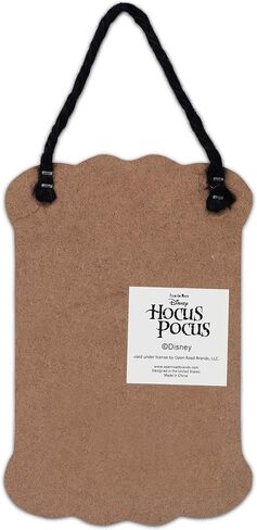 العلامات التجارية المفتوحة على الطريق Disney Hocus Pocus I Put a Spell On You معلقة ديكور حائط خشبي - علامة أخوات ساندرسون المخيفة لتزيين الهالوين in Kuwait