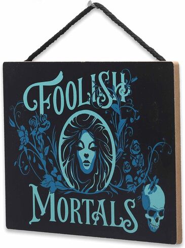 العلامات التجارية المفتوحة على الطريق Disney Hocus Pocus I Put a Spell On You معلقة ديكور حائط خشبي - علامة أخوات ساندرسون المخيفة لتزيين الهالوين in Kuwait
