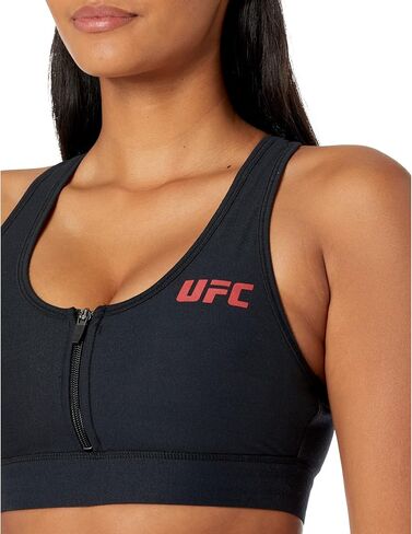 حمالة صدر رياضية UFC Core بسحاب أمامي للنساء - فتحة رقبة واسعة - تصميم ظهر ريسر - بوليستر مخلوط in Saudi Arabia