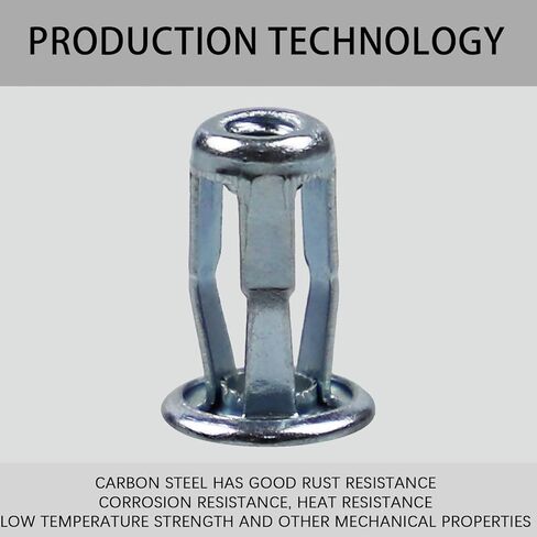40 قطعة M4x20 جاك دواسة الجوز صواميل توسيع من الفولاذ المقاوم للصدأ، براغي تثبيت رفيعة، برغي توسيع صواميل البتلة الملولبة للجدار المجوف، جدار ناعم رقيق in Kuwait