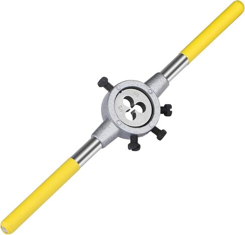 Aopin 1Pcs M3x0.5 Heavy Duty Round Threading Dies and Original Wrench Holder Combination Set, Suitable for Steel Below HRC35, External Thread Stainless Steel Cutting. in Saudi Arabia