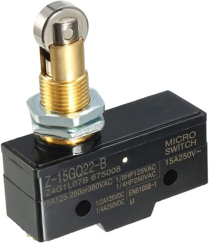 Uxcell 2 قطعة Z-15GQ22-B 1NO + 1NC لوحة جبل مكبس دوار مفاتيح عمل صغيرة in Saudi Arabia