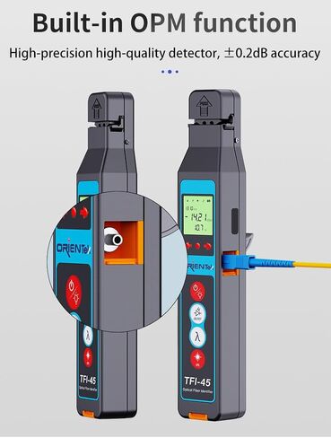 معرف الألياف الضوئية TFI-45، كاشف الألياف OPM VFL LED المدمج، معرف حركة الألياف OFI، جهاز اختبار كابلات الألياف الضوئية (وحدة واحدة) in Saudi Arabia