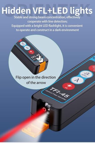 معرف الألياف الضوئية TFI-45، كاشف الألياف OPM VFL LED المدمج، معرف حركة الألياف OFI، جهاز اختبار كابلات الألياف الضوئية (وحدة واحدة) in Saudi Arabia