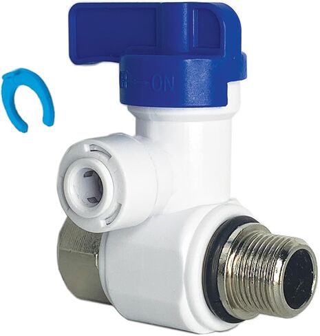 FW Speed ​​Fit 3/8 x 3/8 x 1/4 بوصة صمام محول إيقاف الزاوية، ادفع لتوصيل تركيبات السباكة، حلقات دائرية مزدوجة، مع مشبك قفل، Campare إلى ASVPP1LF in Saudi Arabia