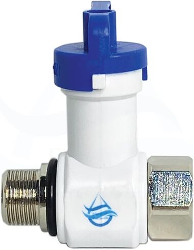 FW Speed ​​Fit 3/8 x 3/8 x 1/4 بوصة صمام محول إيقاف الزاوية، ادفع لتوصيل تركيبات السباكة، حلقات دائرية مزدوجة، مع مشبك قفل، Campare إلى ASVPP1LF in Saudi Arabia