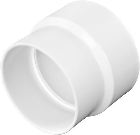 محول NDS 3P15 PVC، 3 بوصة، لوصلات DWV/SCH40 Hub X S&D Hub Solvent-Weld، للاستخدام مع DWV/SCH40 3 بوصة وأنابيب الصرف الصحي والصرف الصحي، أبيض in Kuwait